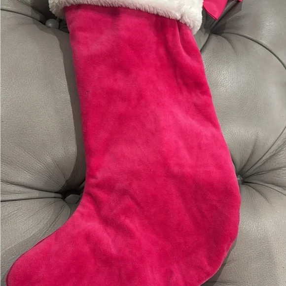 Juicy Couture Festive Pink and Gold Stocking - Picture 5 of 6